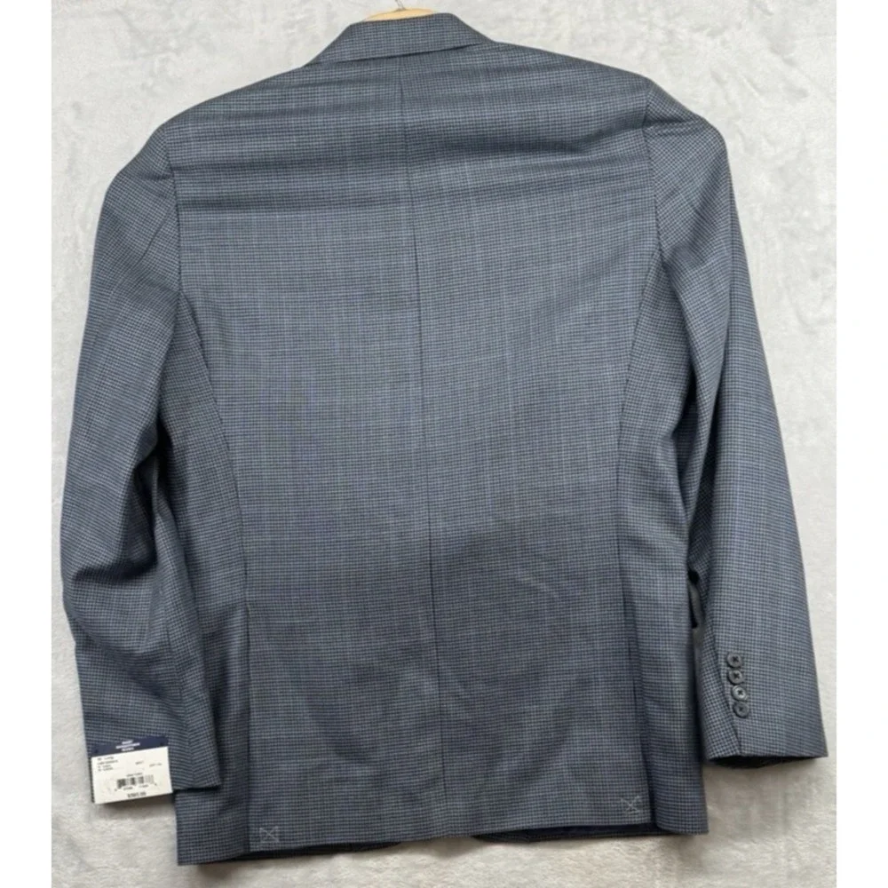 Hart Schaffner Marx Modern‎ New York Fit Wool Silk Blue Men's 40 L Long NWT $595